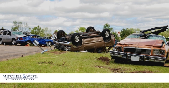 serious multi car collision